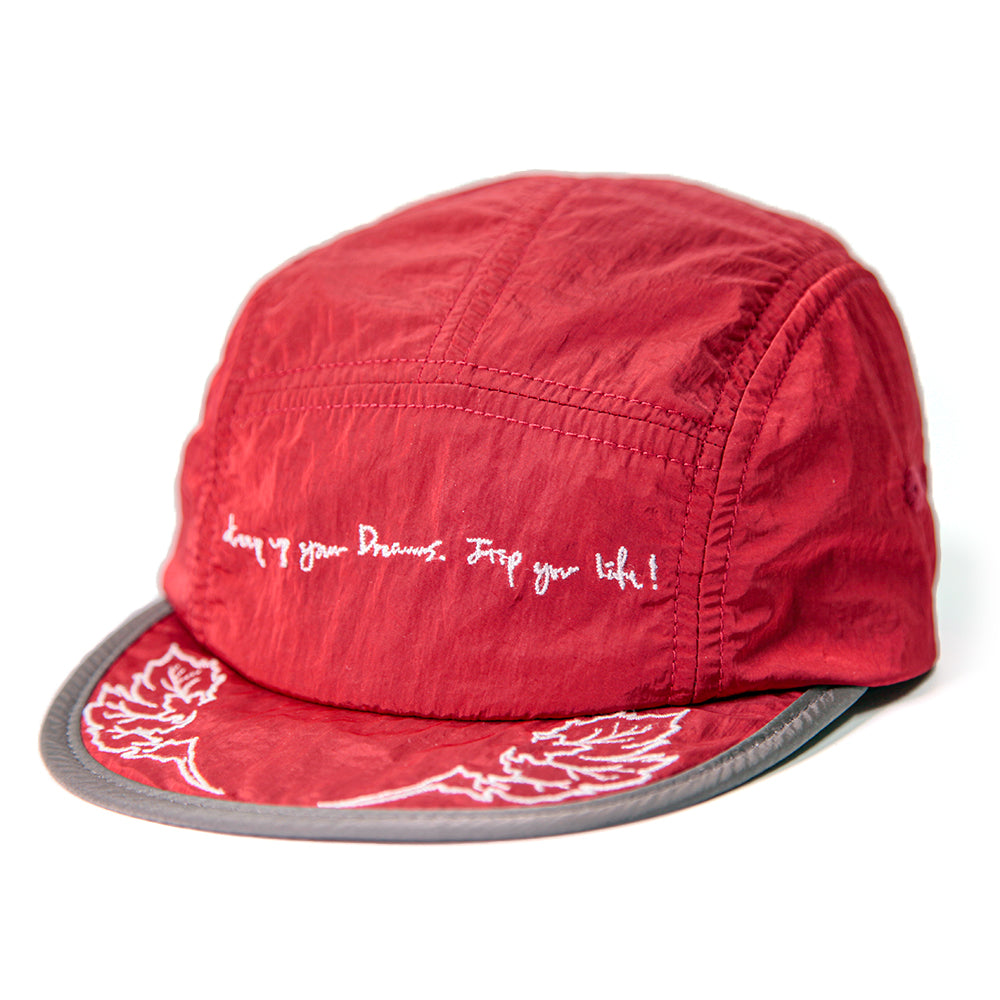 Red running hot sale cap